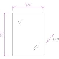 Товар: Зеркало Onika Крит 52.00 205211 Белое - фото 3 Зеркало Onika Крит 52.00 205211 Белое — фото 3, Зеркала в ванную комнату