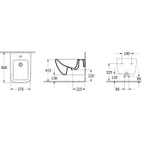 Биде Villeroy&Boch Venticello 441100R1 подвесное Альпийский белый — фото 4, Биде подвесные