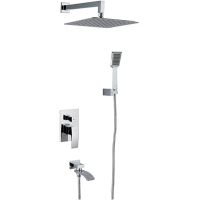 Душевая система Gappo G7107 Хром — фото 3, Встраиваемые душевые комплекты