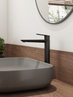 Смеситель для раковины Splenka S41.15.06 Черный матовый — фото 2, Смесители для раковины