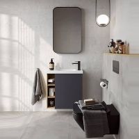 Товар: Корпус тумбы под раковину Aqwella Alba 60 R ALB0106RDD подвесной Дуб Давос - фото 7 Корпус тумбы под раковину Aqwella Alba 60 R ALB0106RDD подвесной Дуб Давос — фото 7, Мебель для ванной