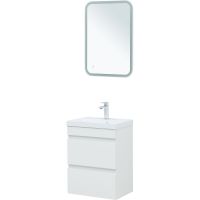 Товар: Тумба под раковину Aquanet Нота New 50 335416 подвесная Белый глянец - фото 6 Тумба под раковину Aquanet Нота New 50 335416 подвесная Белый глянец — фото 6, Мебель для ванной