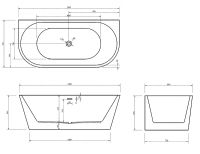 Товар: Акриловая ванна Abber AB9216-1.7MB 170х80 без гидромассажа - фото 5 Акриловая ванна Abber AB9216-1.7MB 170х80 без гидромассажа — фото 5, Ванны