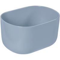 Раковина-чаша SantiLine 46 SL-1113BM Голубая матовая — фото 1, Раковины накладные