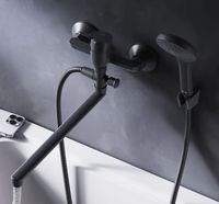 Товар: Смеситель для ванны AM.PM X-Joy F85A90122 универсальный Черный матовый - фото 8 Смеситель для ванны AM.PM X-Joy F85A90122 универсальный Черный матовый — фото 8, Смеситель для ванны