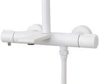 Душевая система Kaiser Serio 05382-4 с термостатом Белая матовая — фото 3, Душевое оборудование. Душевая программа