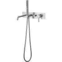 Товар: Смеситель для ванны Allen Brau Priority 5.31A06-BN Никель брашированный - фото 5 Смеситель для ванны Allen Brau Priority 5.31A06-BN Никель брашированный — фото 5, Смесители