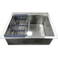 Кухонная мойка Fabia 60х50 60503 Сатин — фото 1, Кухонные мойки