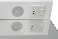 Зеркало со шкафом DIWO Дмитров 60 L СО-Дм04060-011Л с подсветкой Белое — фото 12, Мебель для ванной