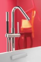 Товар: Смеситель для ванны Jacob Delafon Stillness E97344-CP Хром Черный - фото 2 Смеситель для ванны Jacob Delafon Stillness E97344-CP Хром Черный — фото 2, Смесители