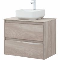 Тумба под раковину Aquanet Nova Lite 75 287885 подвесная Орех светлый — фото 11, Тумбы под раковину