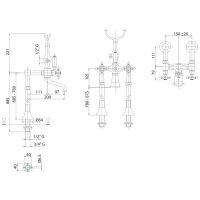 Товар: Смеситель для ванны Cezares Lord LORD-VDPS-03/24-M Золото 24 карат - фото 2 Смеситель для ванны Cezares Lord LORD-VDPS-03/24-M Золото 24 карат — фото 2, Смесители