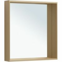 Зеркало Allen Brau Reality 70 1.32017.03 с подсветкой Латунь браш с сенсорным выключателем — фото 3, Мебель для ванной