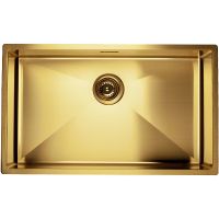 Кухонная мойка Iddis Edifice 74 EDI74B0i77 Золото матовое — фото 1, Кухонные мойки