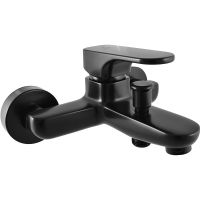 Смеситель для ванны Rav Slezak Yukon YU154.5CMAT Черный матовый — фото 1, Смеситель для ванны