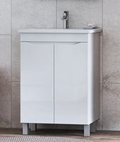 Тумба под раковину Vigo Grani 60 tn.GRI.ELI.60.2D Белая — фото 2, Тумбы под раковину