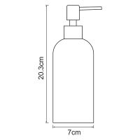 Дозатор для жидкого мыла WasserKRAFT Neime K-1999 Черный Белый — фото 5, Дозаторы