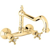 Смеситель для кухни Cezares Golf GOLF-LLP-03/24 Золото 24 карат — фото 1, Смесители