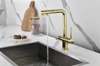 Товар: Смеситель для кухни Paulmark Serpentine Se213222-G Золото - фото 12 Смеситель для кухни Paulmark Serpentine Se213222-G Золото — фото 12, Смесители