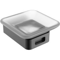 Мыльница Boheme Q 10943-GM Оружейная сталь — фото 1, Мыльницы