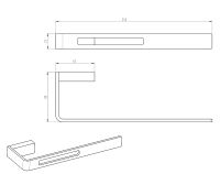 Полотенцедержатель Boheme Q 10945-NB Никель — фото 2, Полотенцедержатели