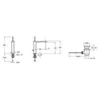 Смеситель для раковины Jacob Delafon Composed Хром арт-E73053-CP — фото 5, Смесители для раковины