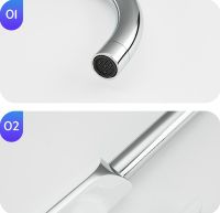 Смеситель для кухни Gappo G03-8 G4003-8 Белый Хром — фото 2, Смесители для кухни