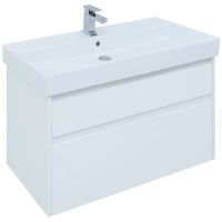 Товар: Тумба под раковину Aquanet Nova Lite 100 подвесная Белая арт-242581 - фото 2 Тумба под раковину Aquanet Nova Lite 100 подвесная Белая арт-242581 — фото 2, Тумбы под раковину