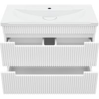 Товар: Тумба с раковиной Brevita Ariana 80 УТ000014132 подвесная Белая глянцевая - фото 4 Тумба с раковиной Brevita Ariana 80 УТ000014132 подвесная Белая глянцевая — фото 4, Мебель для ванной