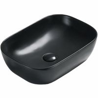 Раковина-чаша Vincea 46 VBS-102MB Черная матовая — фото 1, Раковины накладные