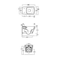 Товар: Унитаз Simas Baden Baden BB18neromatt подвесной Черный матовый без сиденья - фото 4 Унитаз Simas Baden Baden BB18neromatt подвесной Черный матовый без сиденья — фото 4, Подвесные унитазы