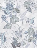 Товар: Панно Marburg Memoria 34303 Винил на флизелине (2,12*2,7) Серый/Зеленый/Синий, Листья/Цветы - фото 2 Панно Marburg Memoria 34303 Винил на флизелине (2,12*2,7) Серый/Зеленый/Синий, Листья/Цветы — фото 2, Обои для стен