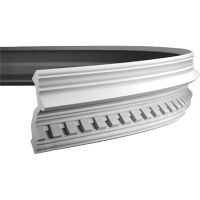 Карниз гибкий Европласт 1.50.111 2000x116x113 мм — фото 1, Карнизы