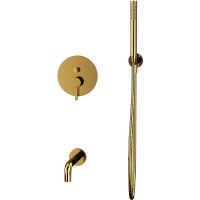 Смеситель для ванны Whitecross Y gold YSET06GL Золото — фото 2, Смесители