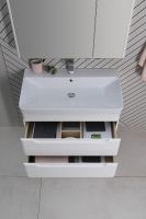 Комплект мебели для ванной Aquanet София 80 274199 подвесной Белый глянец — фото 11, Комплекты мебели для ванной