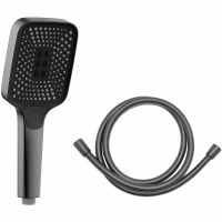 Душевая система Vincea VSFW-431T1RGM с термостатом Вороненая сталь — фото 6, Душевое оборудование. Душевая программа