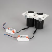 Встраиваемый светильник Arlight Pull 031361 Белый Черный — фото 4, Точечные светильники