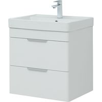 Товар: Тумба под раковину Aquanet Ирис new 60 310144 подвесная Белая глянцевая - фото 3 Тумба под раковину Aquanet Ирис new 60 310144 подвесная Белая глянцевая — фото 3, Мебель для ванной