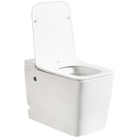 Товар: Унитаз Abber Rechteck AC1212P приставной с сиденьем Микролифт - фото 3 Унитаз Abber Rechteck AC1212P приставной с сиденьем Микролифт — фото 3, Унитазы