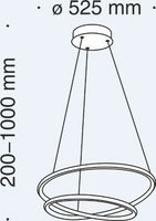 Подвесной светильник Maytoni Modern Nola MOD100PL-L47W Белый — фото 3, Подвесные светильники