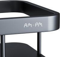 Полка корзина AM.PM Sense L A7453222 Черная матовая — фото 5, Полки для ванной и душа