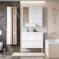 Товар: Тумба под раковину Aquaton Сканди 90 1A251901SD010 Белая - фото 6 Тумба под раковину Aquaton Сканди 90 1A251901SD010 Белая — фото 6, Мебель для ванной