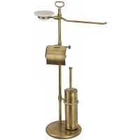 Напольная стойка Migliore Mirella 17195 Бронза — фото 1, Стойки - набор держателей