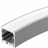 Профиль алюминиевый Arlight Arc 027637 накладной для радиусных светильников Серебристый — фото 1, Профили для светодиодных лент