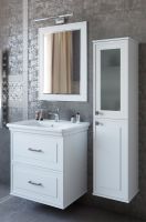 Товар: Шкаф пенал Sanflor Модена 34 R С04614 Белый - фото 2 Шкаф пенал Sanflor Модена 34 R С04614 Белый — фото 2, Мебель для ванной