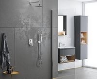 Тумба под раковину Excellent Tuto 80 MLEX.0101.800.GRBL подвесная Серый Дуб — фото 5, Мебель для ванной