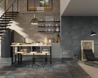 Подступенок Ceramika Paradyz Viano Grys Podstopnica структурный 14,8х30см — фото 4, Ступени и клинкер