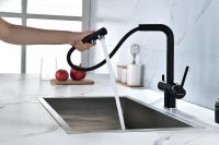 Смеситель для кухни Paulmark Serpentine Se213222-401 Антрацит — фото 16, Смесители для кухни