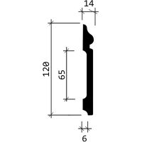 Товар: Плинтус Европласт 6.53.108 2000x120x14 мм - фото 2 Плинтус Европласт 6.53.108 2000x120x14 мм — фото 2, Плинтуса напольные