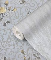 Обои Prima Italiana Colomba 80621 Винил на флизелине (1,06*10) Серый, Абстракция — фото 3, Обои для стен